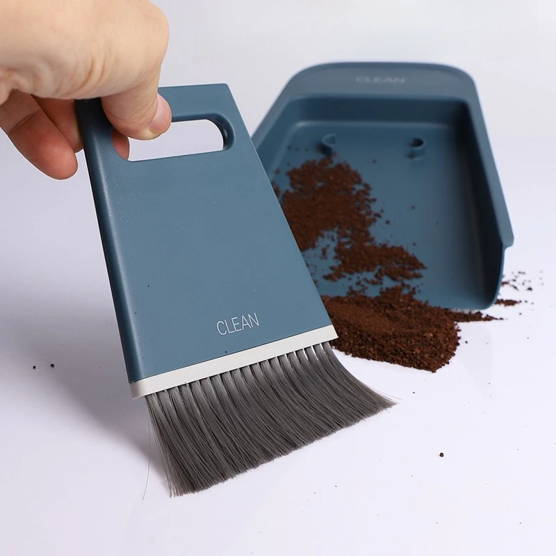 3-Piece Set Small Broom Dustpan Set Mini Desktop Cleaning Tools Desk Garbage Clean Shovel Household Accessories