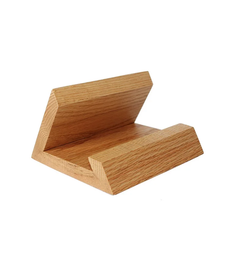 Solid wood tablet support creative mobile phone computer display support desktop bedside wooden painting ipad