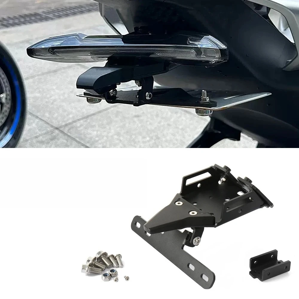 

Durable Metal License Plate Bracket, Tail Tidy Fender Eliminator, Rear Mod Accessories For CFMOTO 675NK 675 SR-R