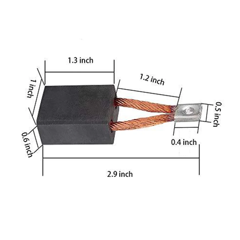 8 Pack Motor Carbon-Brush Kit 3.7HP For L6 L8 Sightseeing For Golf Cart Replaces OEM 102938601 Metal Starter Generator Accessory
