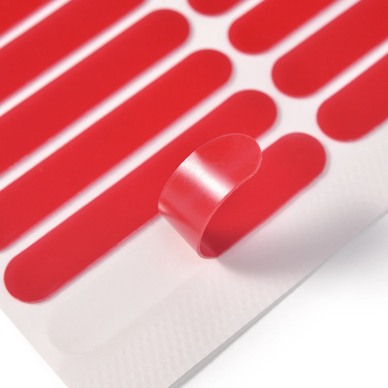 

Ящик для хранения ногтей с клейкими листами, прозрачный органайзер для накладных ногтей, пылезащитный ящик