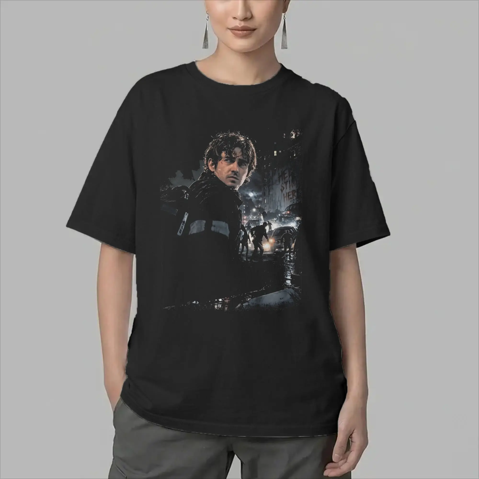 Men's T-Shirts Austin Abrams as Bryan Casual Pure Cotton Tee Shirt Short Sleeve  T Shirts O Neck Clothing Gift Idea