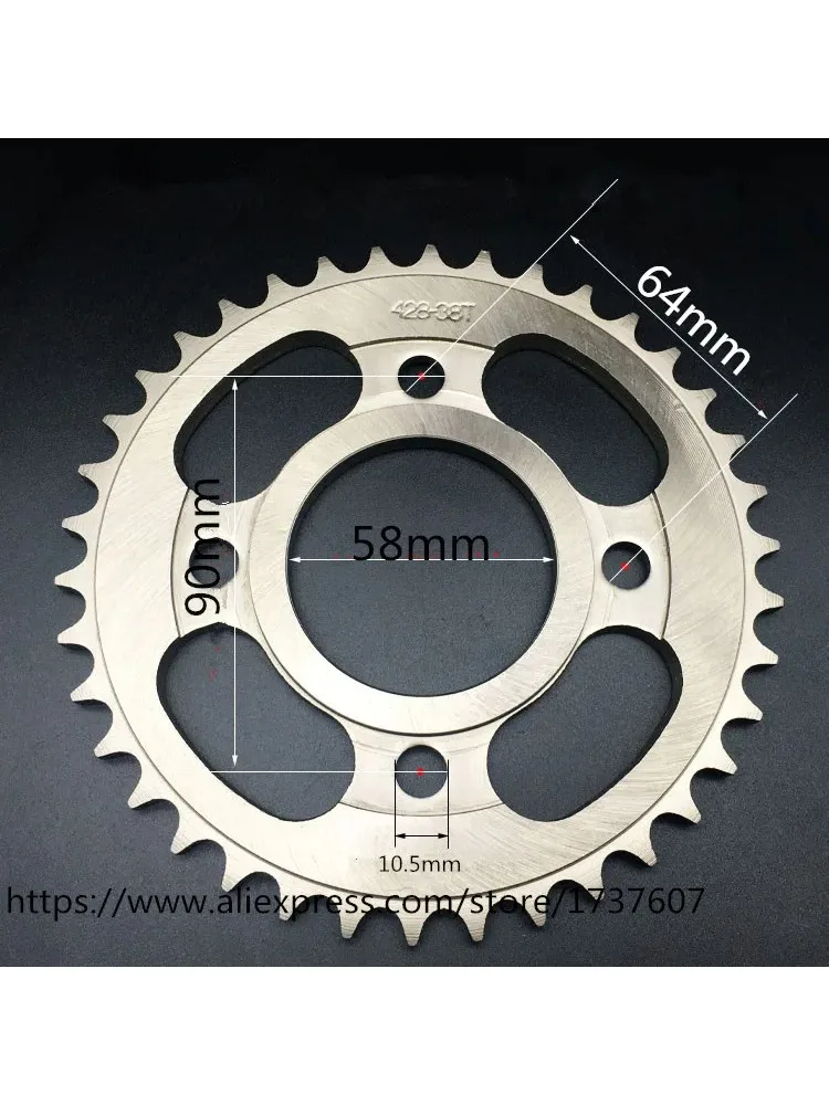 CBF CG CM CBT125/150 36-38-40-42-43-45-48-53T  Motorcycle sprocket/  motorcycle sprocket/Engine Sprocket  Teeth/Motorcycle Dirt