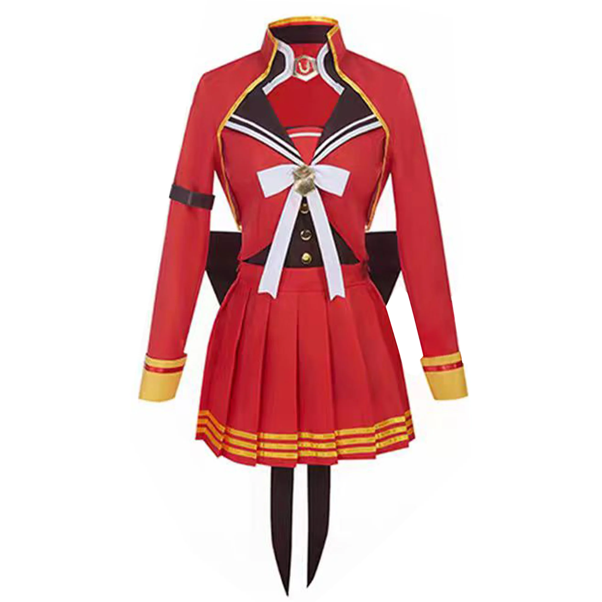 

Унисекс Марузенский Косплей Костюм Красная Лолита JK Униформа Хэллоуин Вечерние Наряды