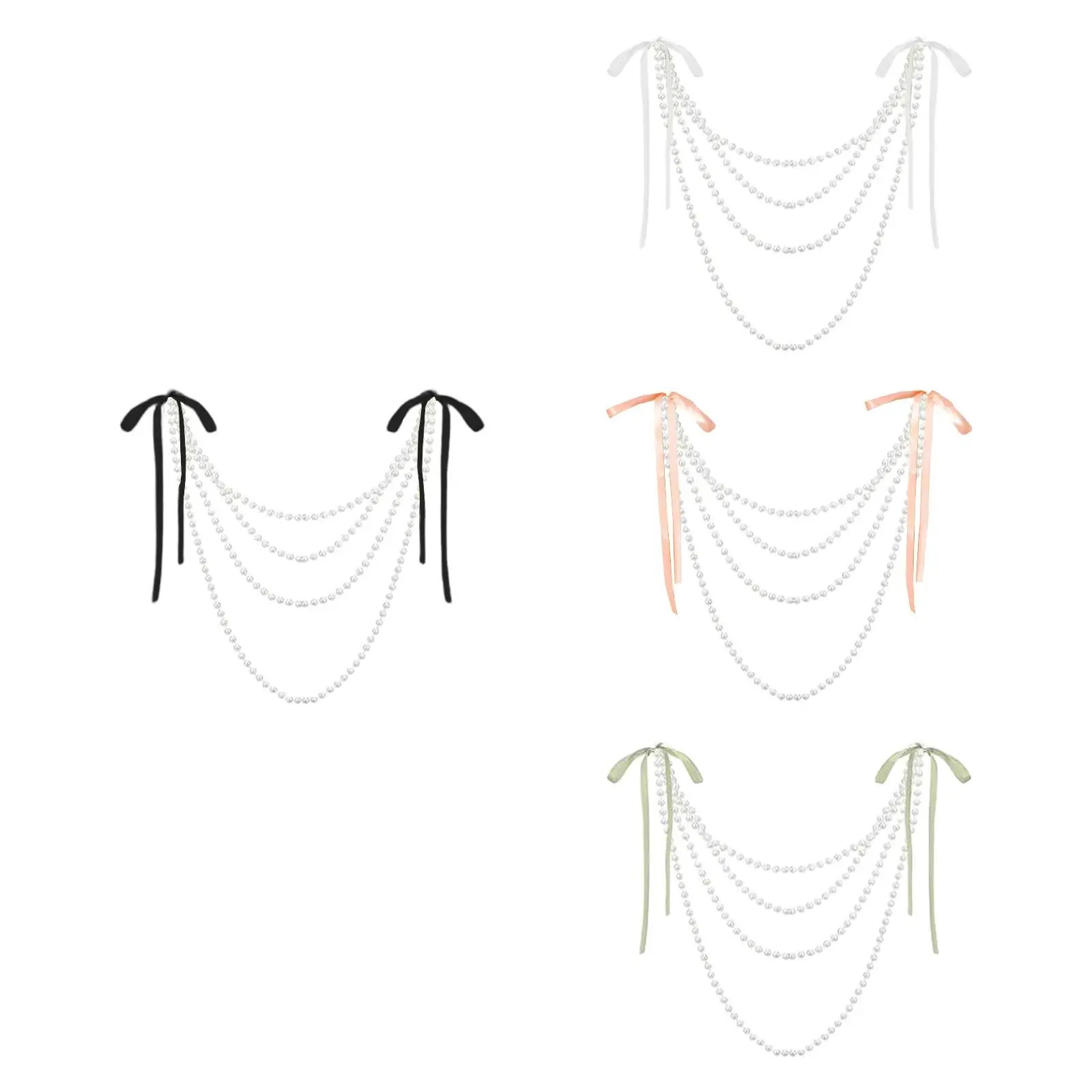 Chair Back Decoration Photography Prop Wedding Aisle Decoration Tassel Bow Tie for Party Backdrop Reception Events Birthday