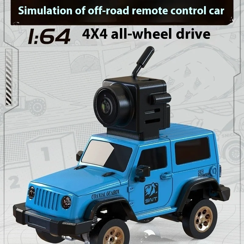 

1/64 Mini Wrangler 4wd Remote Control Climbing Off Road Vehicle Toy Boy Birthday Gift Desktop Ornament Collectibles Toy