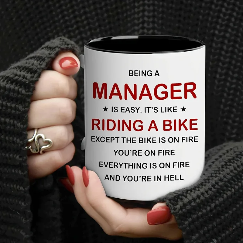 hot-selling Leader Boss Lady Being simple wind ceramic water cup household mug couple cup Multicolor mug