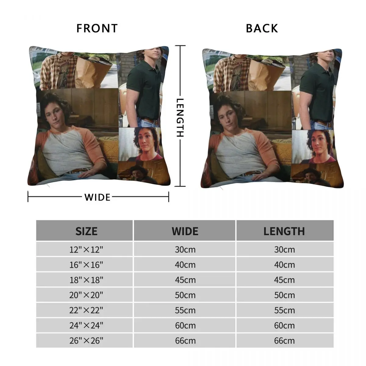 George Cooper Jr. Young Sheldon Square Pillowcase Polyester Linen Velvet Printed Zip Decor Room Cushion Cover Wholesale