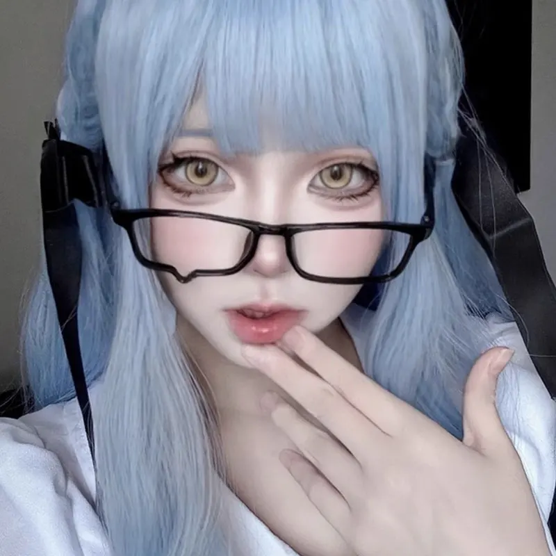 

Аниме Y2K каплевидные очки для косплея унисекс без линз, ювелирные изделия для очков, реквизит для костюмов, очки, аксессуары, подарки