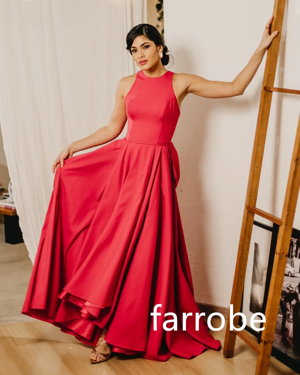 Dostosowane seksowne sukienki midi z dżerseju w kształcie litery A z dekoltem w kształcie litery "o" Suknie balowe Klasyczny wykwintny nowoczesny styl Pastrol unisex w stylu chińskim