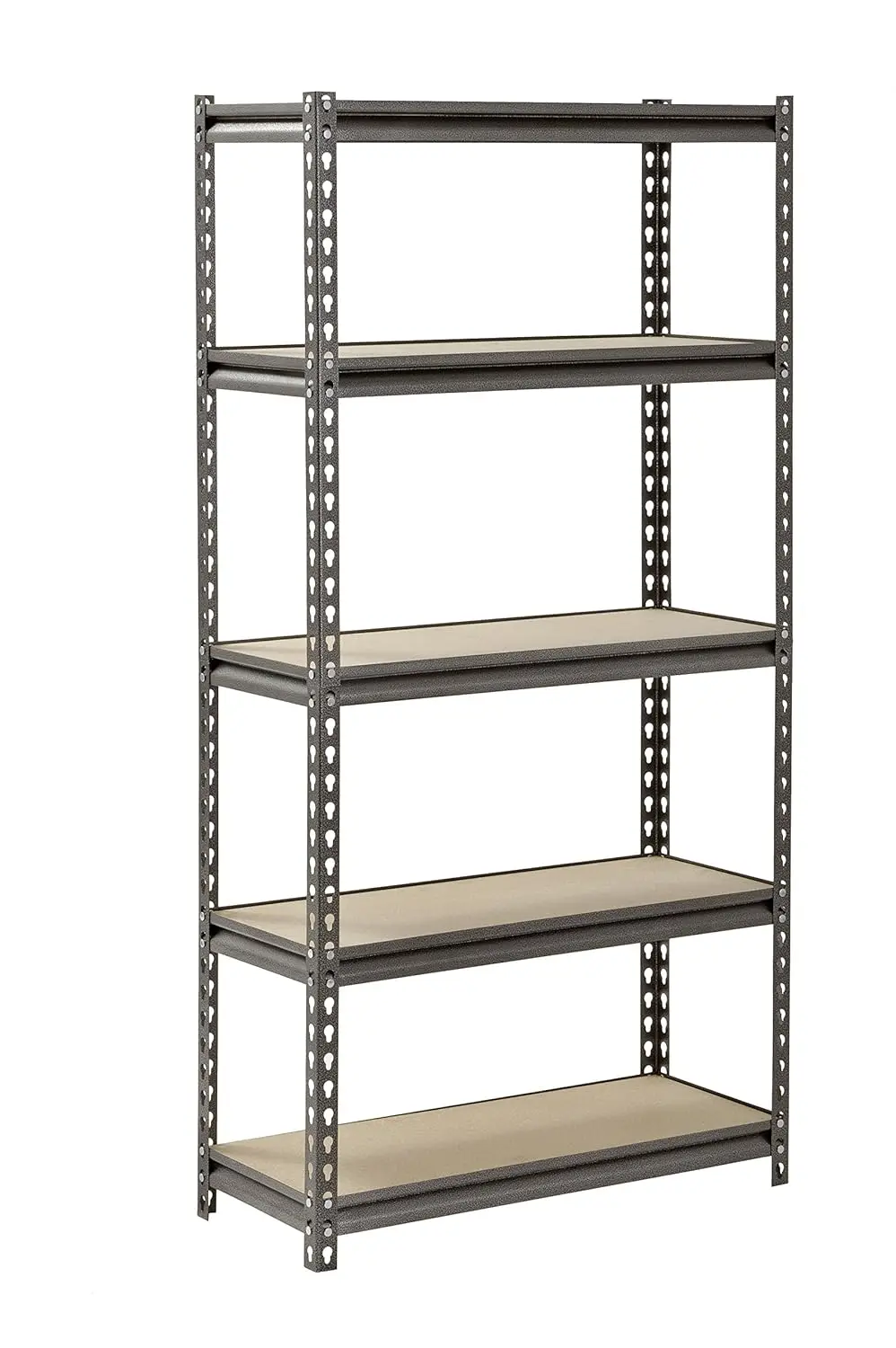 Ur3126Pb5P-Sv Silver Vein Steel Storage Rack, 5 Adjustable Shelves, 4 Lb. Capacity, 6