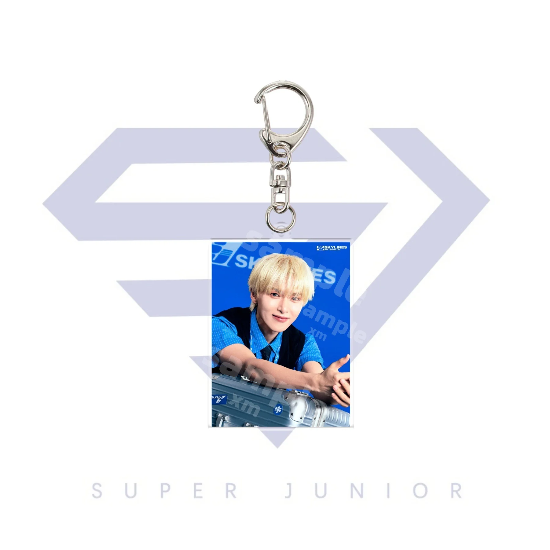 Idol SUPER JUNIOR 2027 New Style Acrylic Keychain Bag Ornament Heechul Donghaan Yesung Eugene Siwon Eunhyuk Leeteuk Fans Gifts