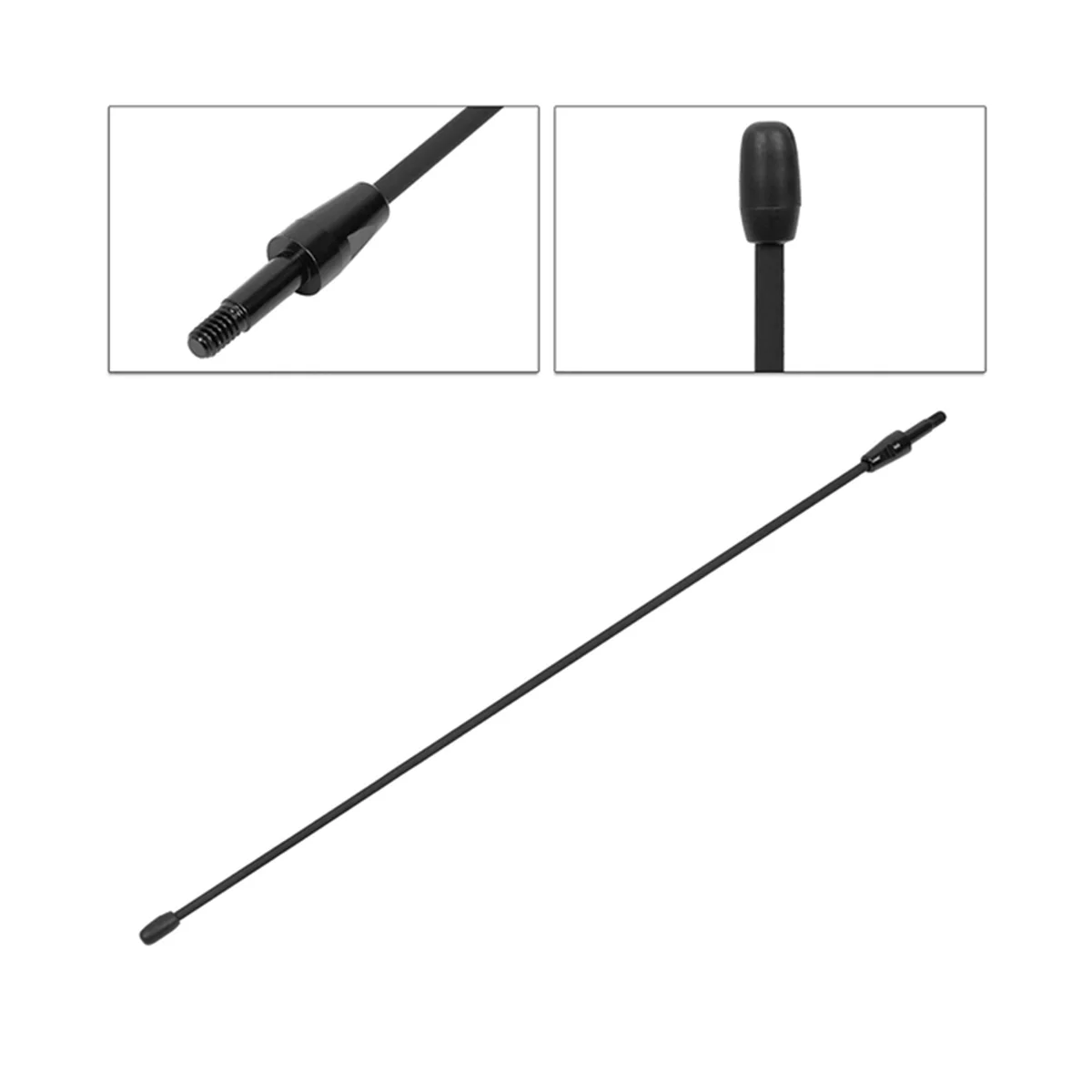 2PCS 13Inch Black AM FM Antenna Mast for 1979-2009 Ford Mustang Car Accessories