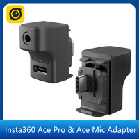 Insta360 Ace Pro 2 / Ace Pro / Ace Mic Adapter for MIC Audio Microphone Mount Insta 360 Ace Pro 2 Original Accessories