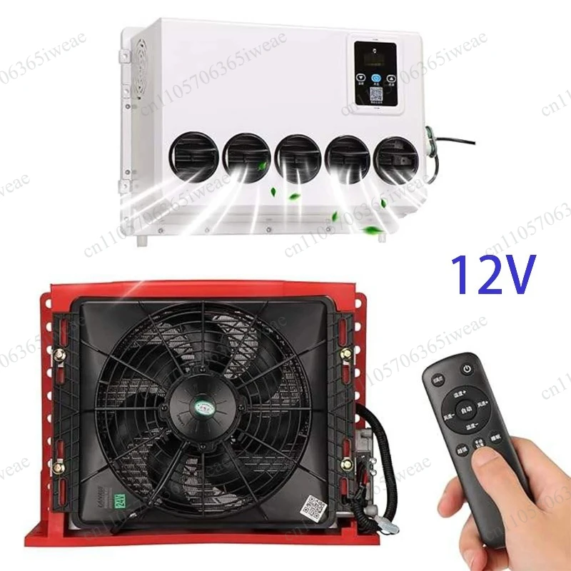 Suitable for RVs,campers, trailers, excavators, trucks, 12V DC RV truck air conditioning, split type RV air conditioning unit