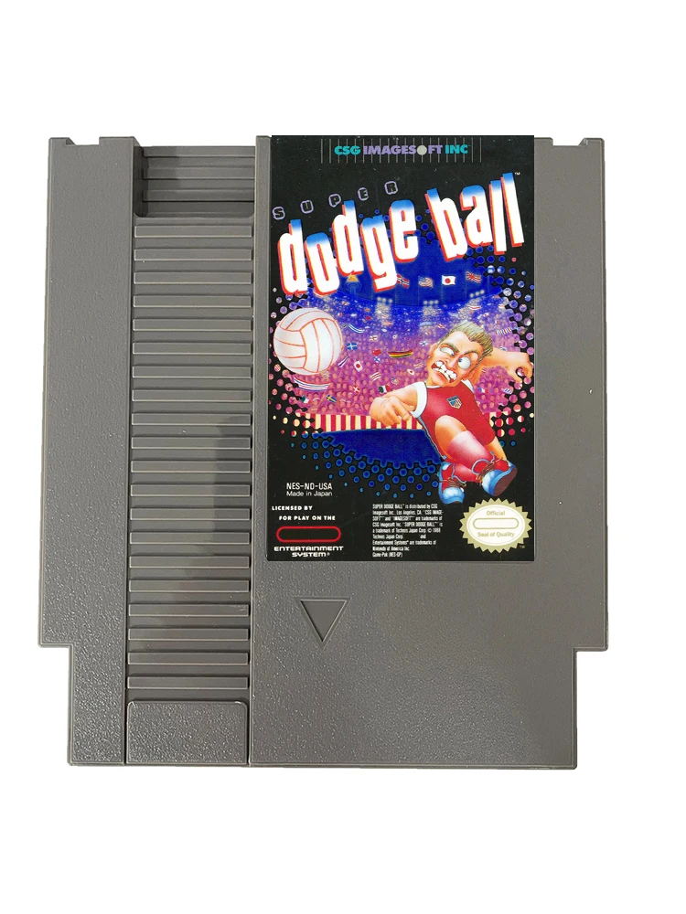 Классическая игра Super Dodge Ball для NES Super Games, 72 контакта, 8-битный игровой картридж, для игровой консоли NES в стиле ретро — английский
