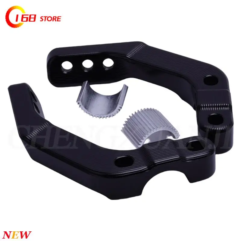 28mm Black Motorcycle Handguard Bracket Handlebar Mount Clamp Universal For KTM Huayang Dirt Bike Off Road Modification Parts