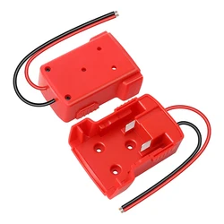 For Milwaukee Battery Adapter Power Source Mount for Milwaukee 18V Lithium Battery Power Connector for RC Truck Robotics Toys