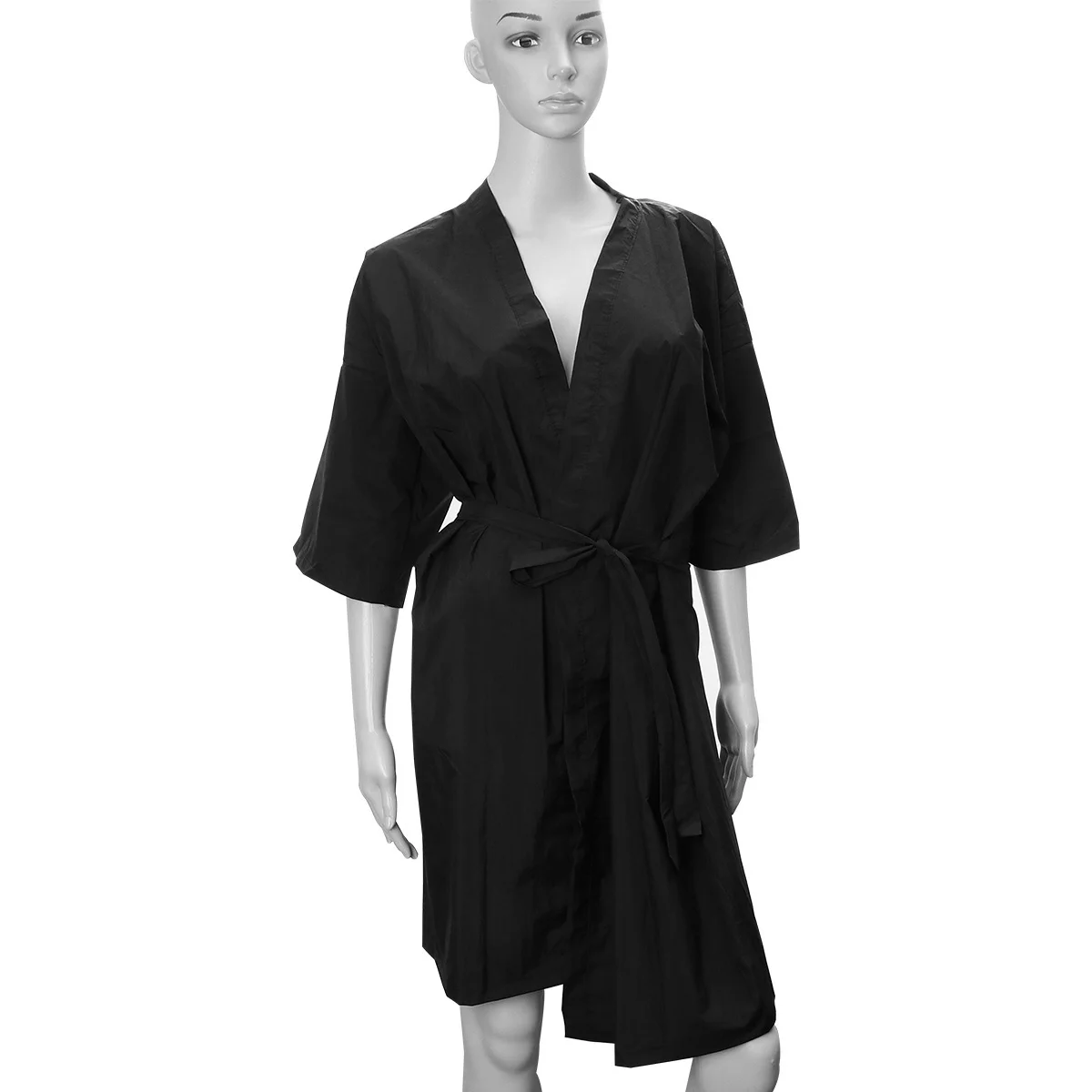 

Guest Robe Bathrobe Women's Wear to Work SPA Salon Gown Hairdressing Clothes Simple Beauty Center Costume