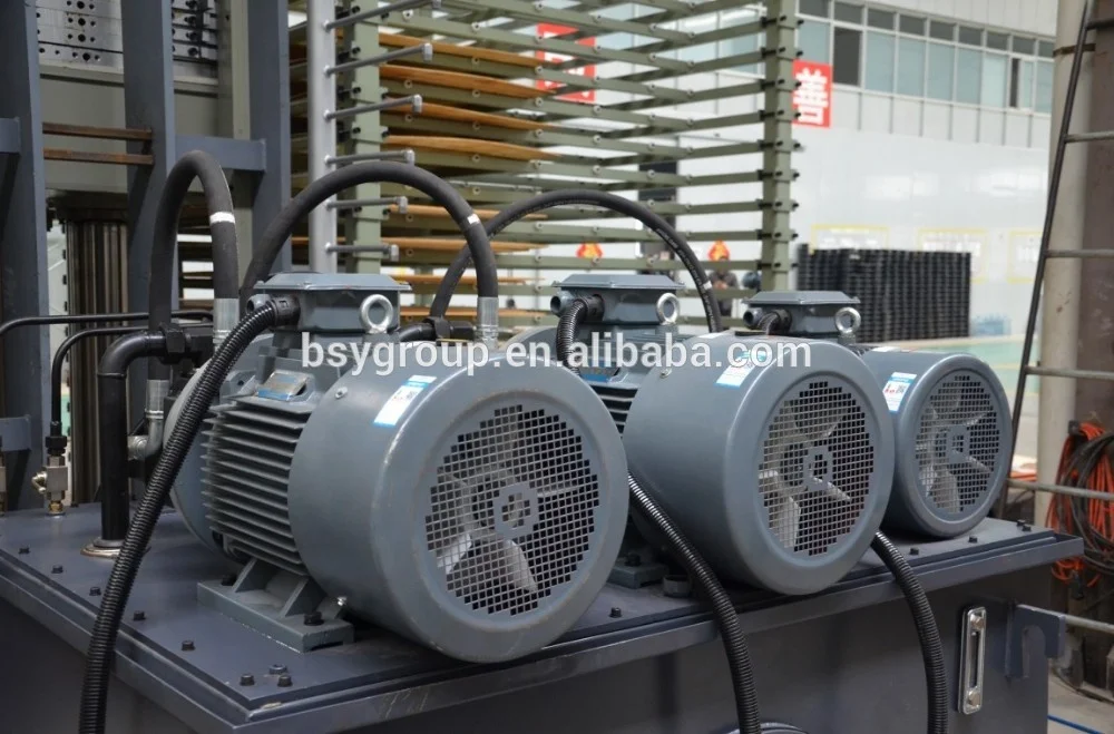 Pressa a caldo da 800 t e 20 strati per la produzione di compensati