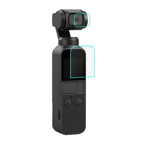 Dji Osmo Pocket, Osmo Pocket 2 용 유리 필름 렌즈 화면 보호 필름, 짐벌 카메라 액세서리, 2 개