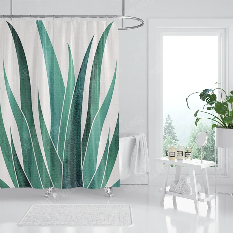 Waterproof fabric shower curtains Bathroom curtain accessories 180x200 Bath curtain for shower 240*200 nordic boho decoration