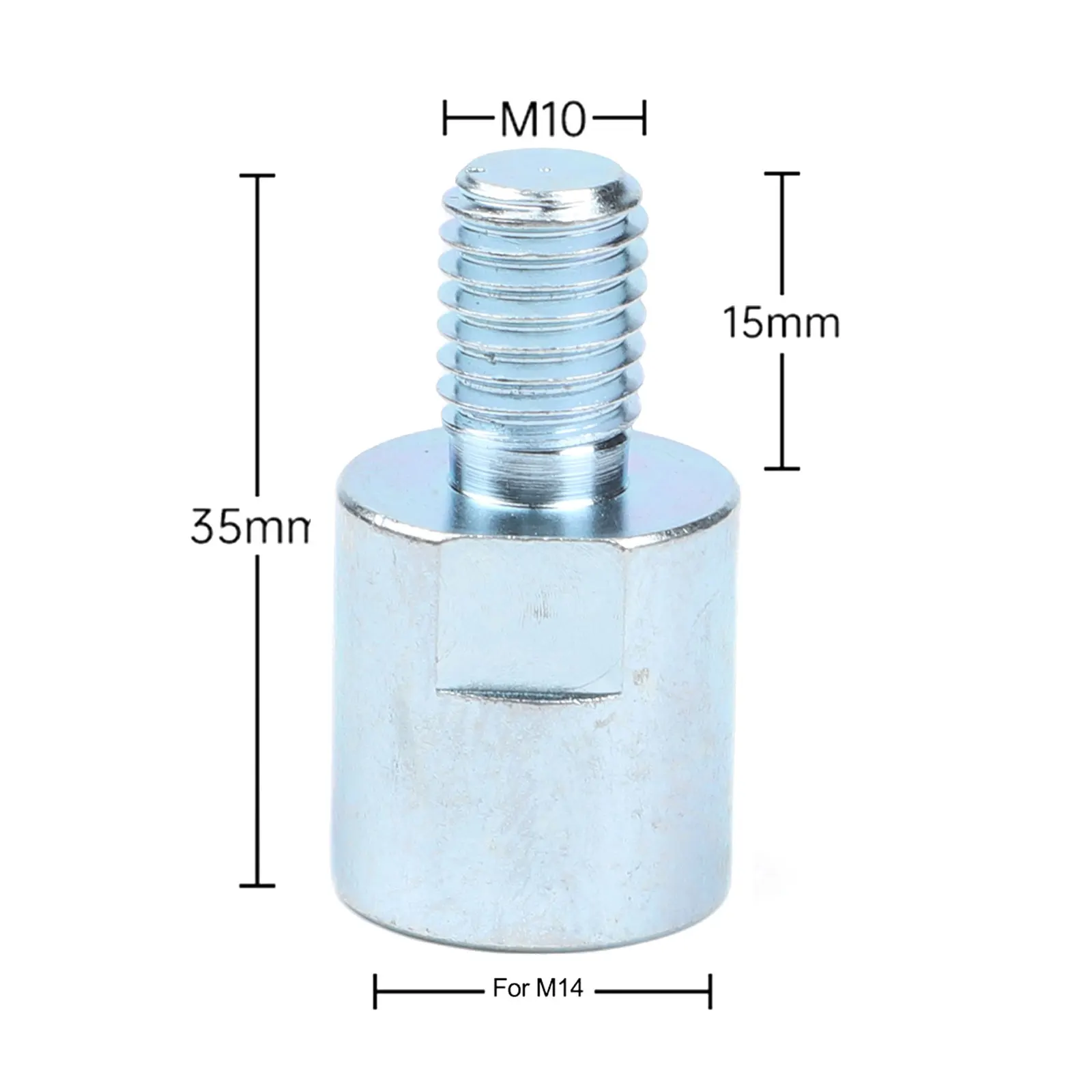 Angle Grinder Adapter M14/ To M10/ Thread Converter For 125mm 150mm 180mm Grinders Metal Interface Connector