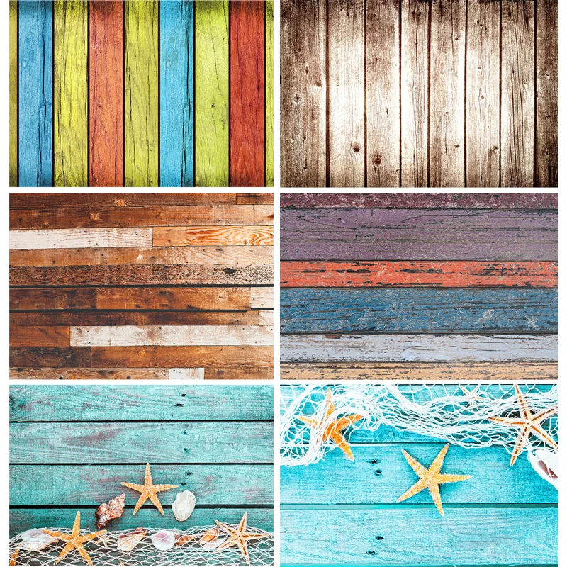 

ZHISUXI Vinyl Photography Backdrops wood Planks Theme Photography Background DST-1065