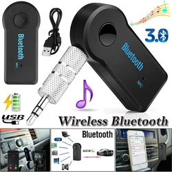 Wireless Car BT Receiver Adapter 3.5mm Audio Stereo Music Handsfree Headphone Reciever Handsfree Automobiles Car Kit