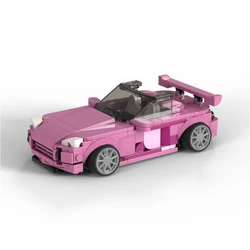 342PCS MOC Speed Champion City Car Famous Brand Sports Car Model Building Block Technology Racing Creative Children's Toy Gif