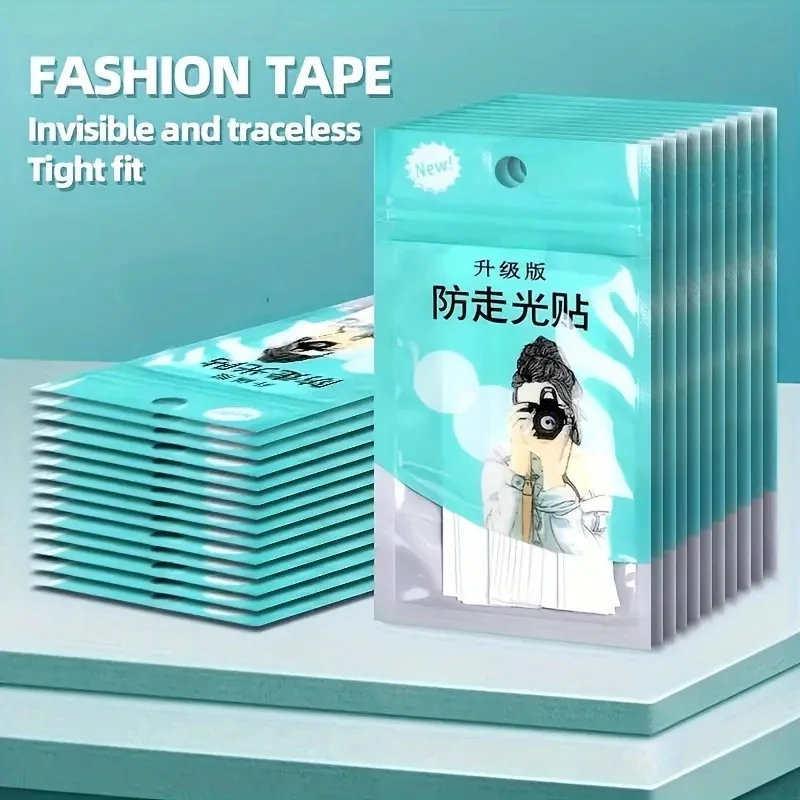 Invisible Anti-Slip Stickers Safe Body Double Sided Tape Dress Shirt Skin Adhesive Sticker Strips Anti-naked Clear Lingerie Tape