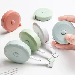 2M Portable Plastic Tape Measure Automatic Retractable Tape Measure Cute Little Soft Tape Measure Retractable Sewing Ruler