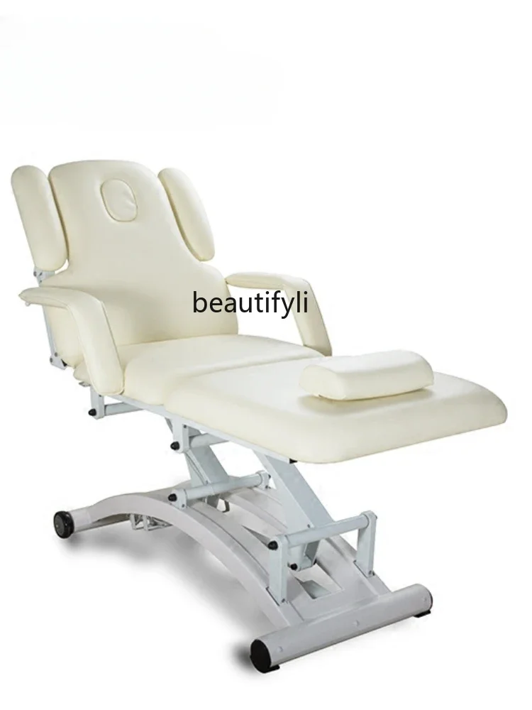 Automatic Intelligent Facial Bed Multifunctional Three-Motor Folding Beauty Therapy Massage Couch