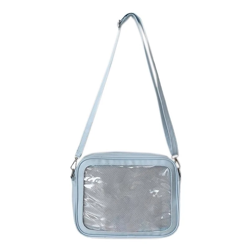 

Japanese High School Girls JK Bag Women PU Handbags and Purses Transparent Itabag Women Crosssbody Bags
