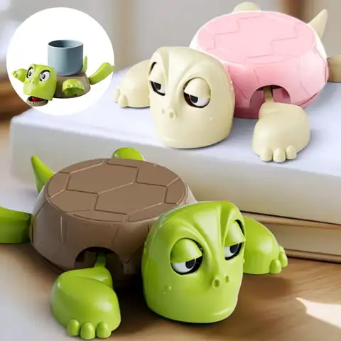 Posavasos con estampado 3D de tortuga pancada, tapete decorativo para taza de café y té, almohadilla aislante, portavasos con expresión divertida