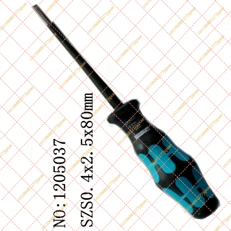 1PCS New VDE Insulated Slotted Screwdriver 0.4x2.5x80mm Industrial Tool
