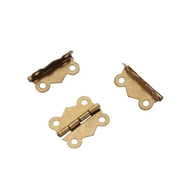

10Pcs Durable Mini Hinges 25x20mm Cabinet Door Jewelry Box Drawer Hardware Iron Hinges Door Butt Hinge