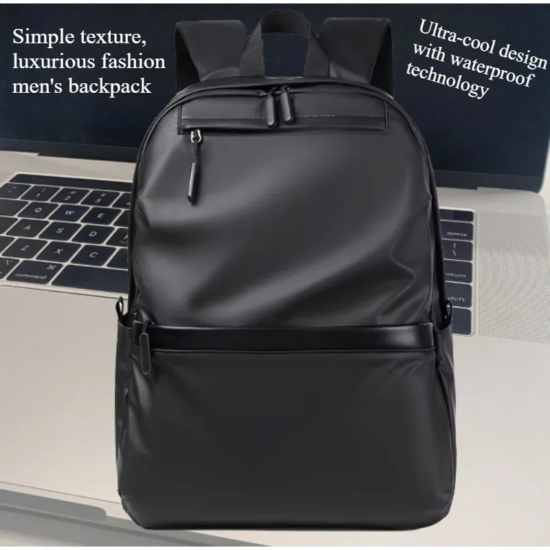 

Новый практичный водонепроницаемый кожаный рюкзак для мужчин и женщин, школьная сумка большой вместимости, сумка для багажа для путешествий.