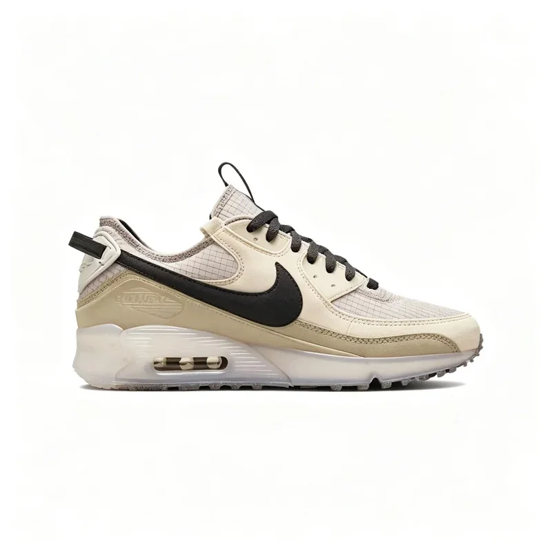 Nike Air Max 90 Terrascape 'Rattan' Unisex Khaki Retro Sneakers, Breathable Air Cushion Low-Top Running Shoes DH4677-200