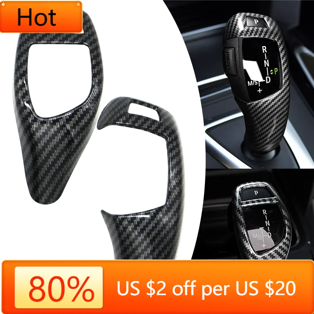 amortecedores-de-fibra-carbono-quente-capa-mudanca-engrenagem-abs-botao-protetor-interior-do-carro-guarnicao-quadro-a-prova-poeira-para-bmw-x5-f30-f1