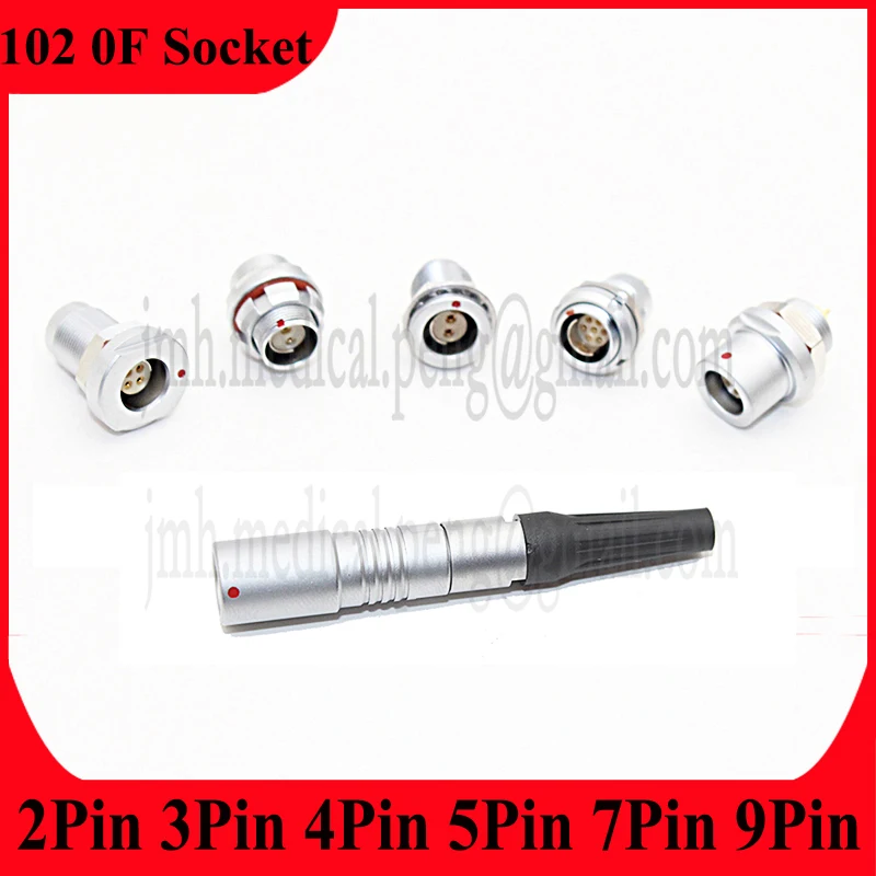 

Compatible Fischer 102 M9 0F 2 3 4 5 7 9 Pin Internal Fixation, External Fixation, 2 Nuts Fixed，Floating Female Socket Connector