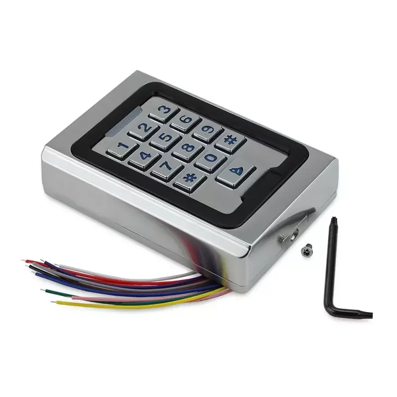 TIMMY wiegand 26 Waterproof RFID Card Access Control Metal Keypad Standalone Door Access Controller Reader