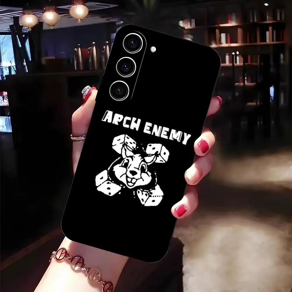 A-ARCH E-ENEMYs Metal Band Phone Case For Samsung S26 S25 Edge S24 S23 S22 Ultra Plus Fe A57 A37 A17 A56 5G Silicon Cover