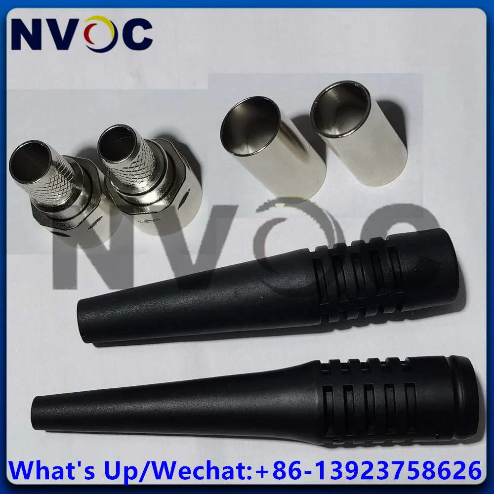 

40 комплектов, 4 ядра, 4C ODC, штекер, гнездо, одномодовый, 3 части, четырехъядерный и круглый оптический разъем для бронированного оптоволоконного кабеля 5,0/7,0 мм