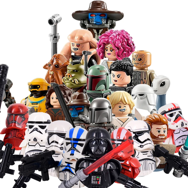 MOC Star War Clone Troopers Imperial Stormtrooper Doll Mini Anime Action Figures Building Blocks Bricks DIY Toys for KIDS gift