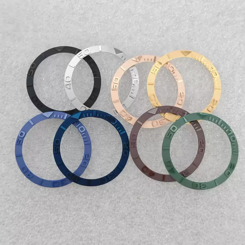 Outer Diameter 38mm Watch Bezel Inner Diameter 30.5mm Ceramic Bezel for 40MM Submariner Case Replacement Bezels Ring Watch Part
