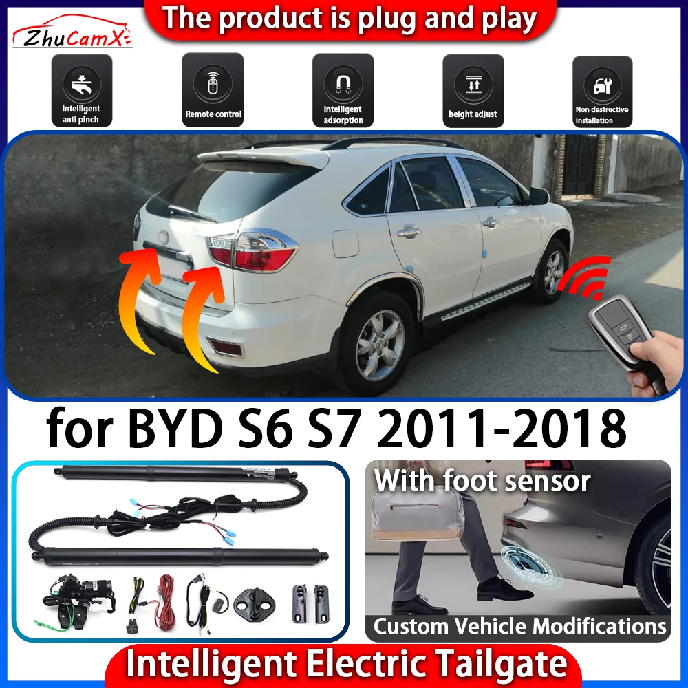 

ZhuCamX Smart Powered Tailgate System for BYD S6 S7 2011-2018 Automatic Intelligent Electric Trunk Lift Control Kit