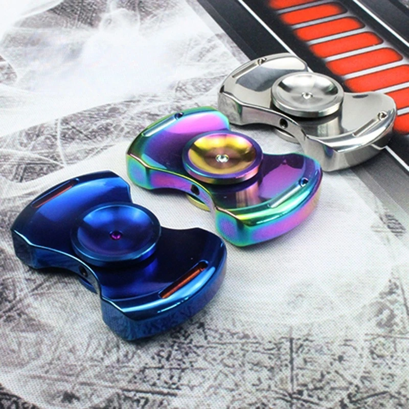 Fingertip Gyro Stainless Steel Army Horse ECC Hand Spinner Seiko Metal Children Student Boy Pressure Reduction Toy