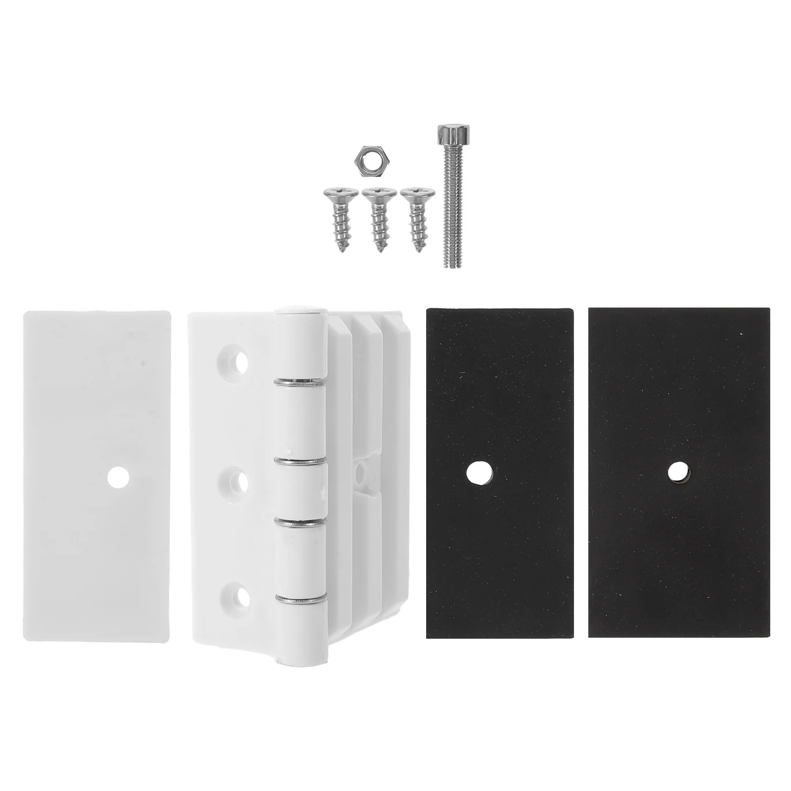

Sauna Door Hinges Plastic Self Closing Hinge For Steam Room Glass Door Replacement Waterproof Gasket Sturdy Bathroom
