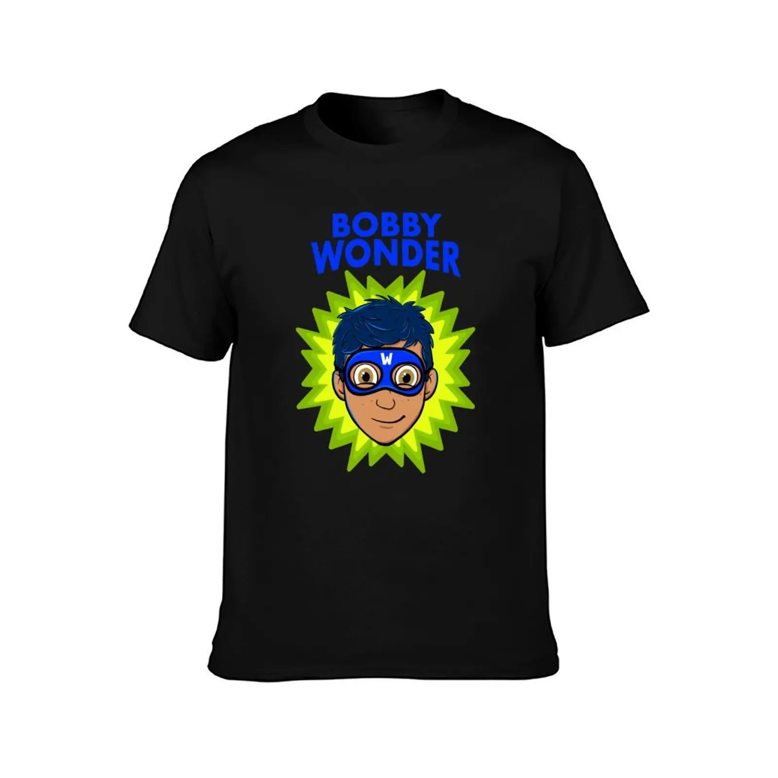 Bobby Wonder Explosion T-Shirt, Summer Casual Cotton Tee, Oversized Streetwear Tops, Vintage Graphic Print, Unisex Men Women